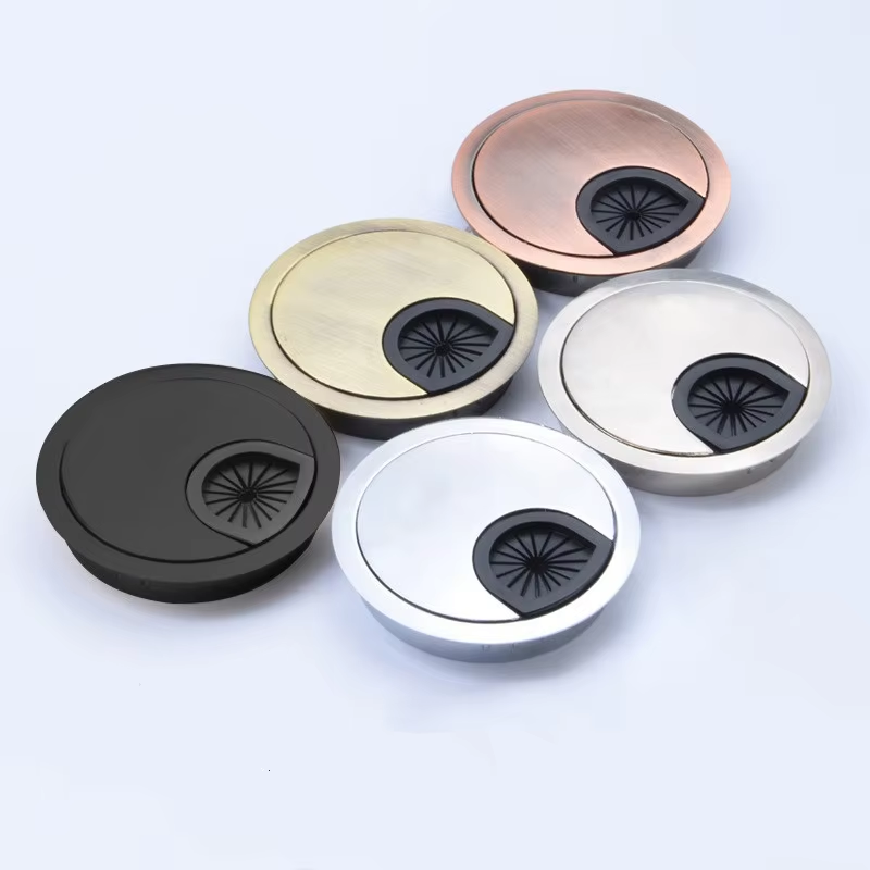 Zinc Furniture Hardware - Zinc Alloy Round Wire Hole Cover