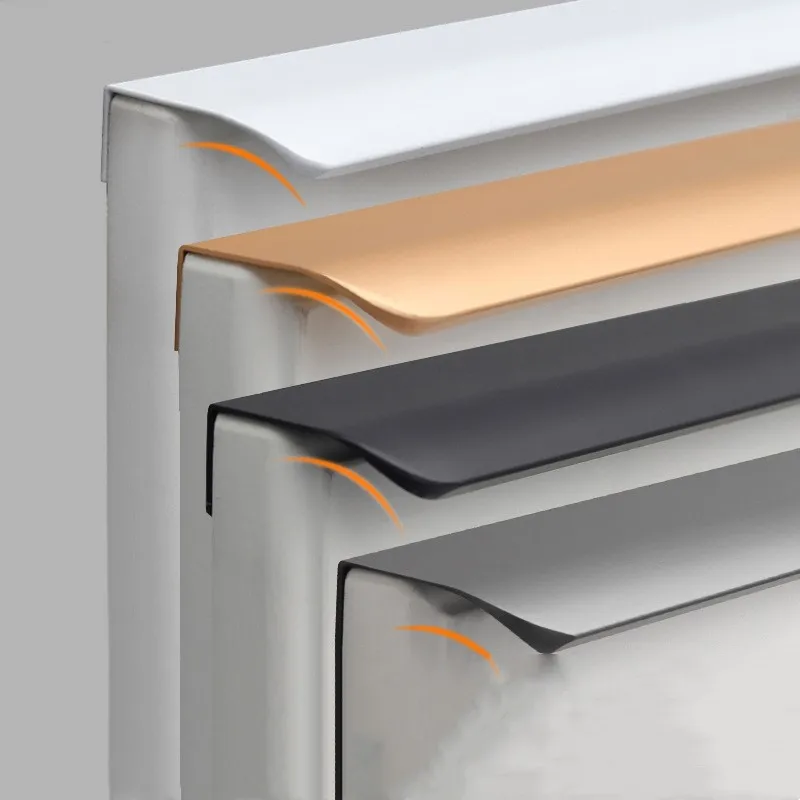 Drawer Pull Gold - Gold Kitchen Cabinet Wardrobe Door Invisible