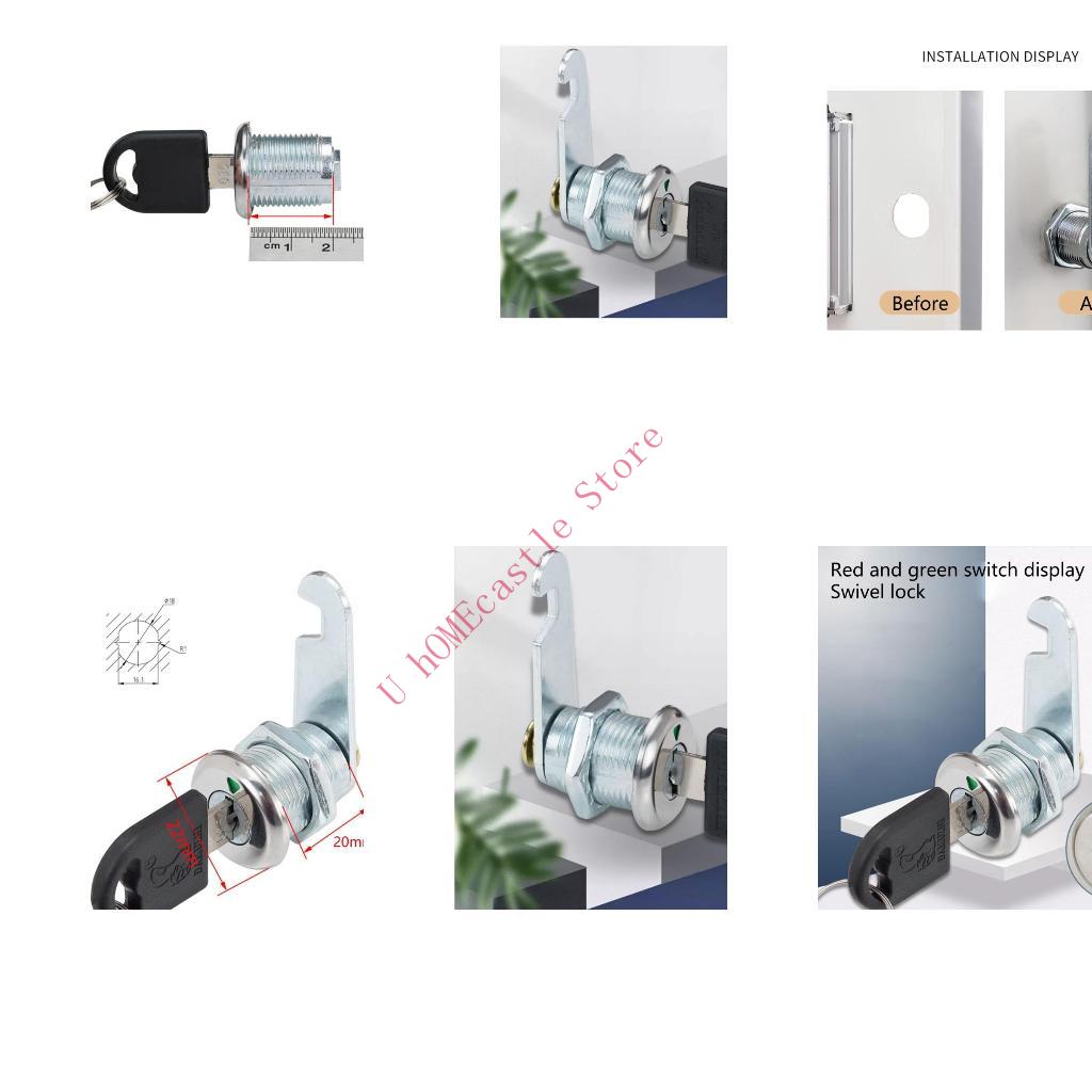 63HF 2set Cabinet Cams Lock wi - Zinc Furniture Hardware ulasan dan harga