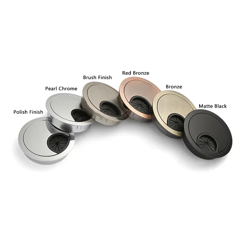 Zinc Alloy Desk Wire Hole Cove - Zinc Furniture Hardware ulasan dan harga