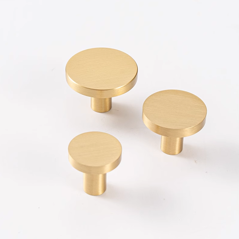 Round Brass Kitchen Cabinet Dr - Drawer Pull Gold ulasan dan harga