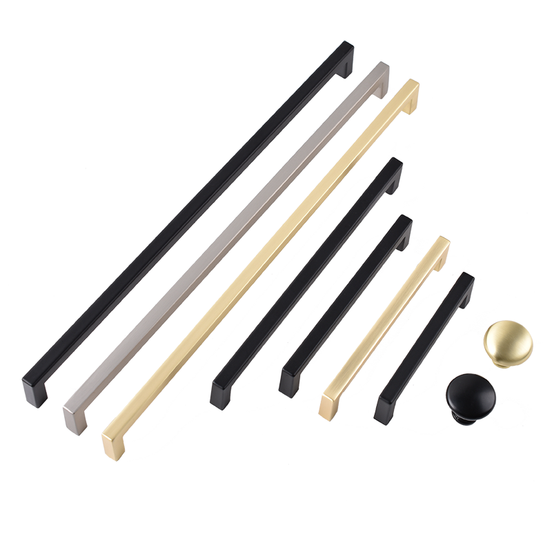 Nordic Style Black/Gold Kitche - Drawer Pull Gold ulasan dan harga
