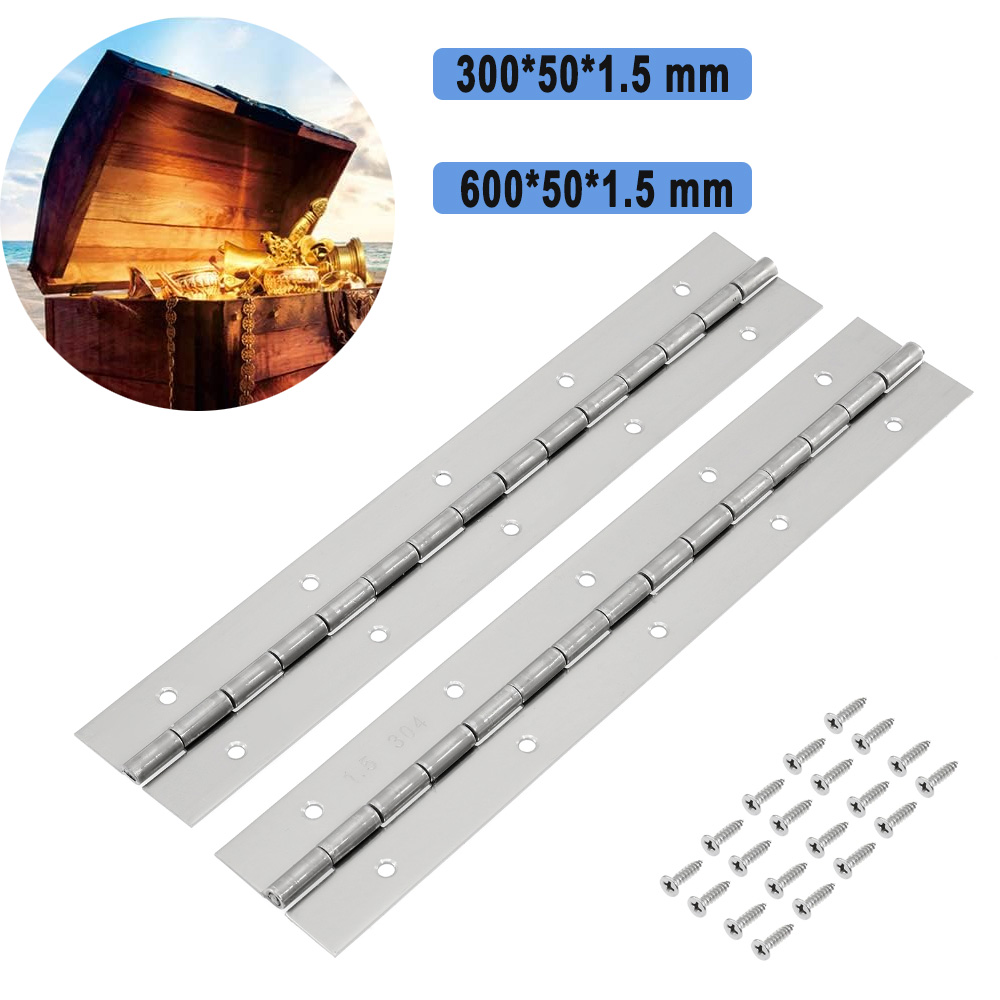 2Pcs 304 Stainless Steel Furni - Piano Hinge Continuous ulasan dan harga