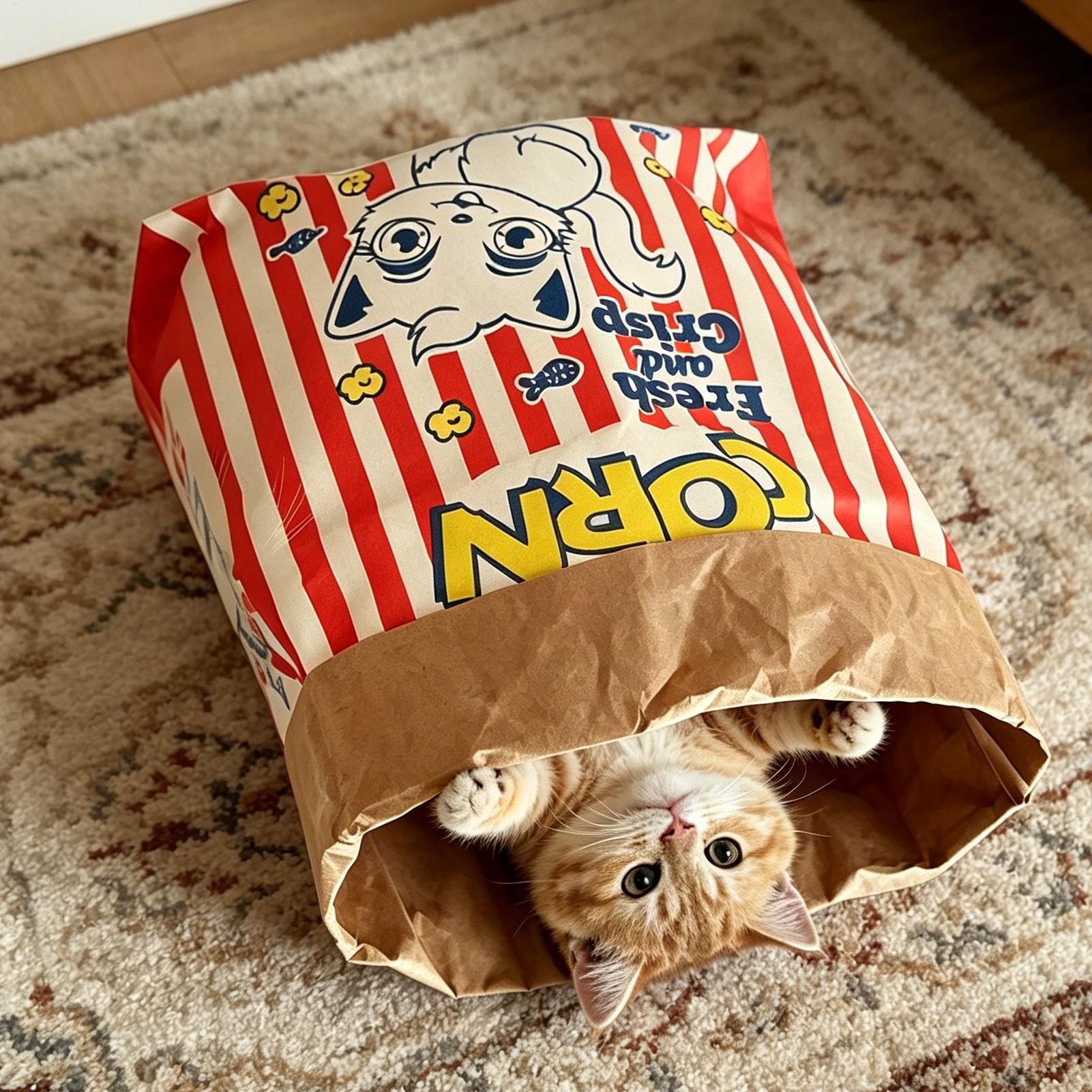 Crinkle Cat Bag Foldable Inter - Furniture Hardware For Bed ulasan dan harga