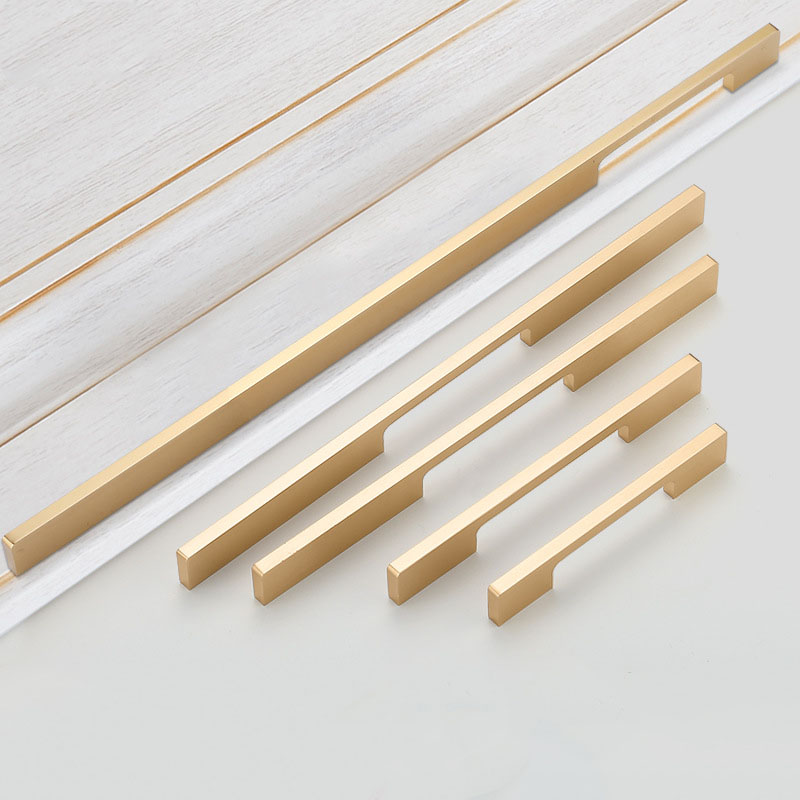 Long Wardrobe Handle Black Gol - Drawer Pull Gold ulasan dan harga
