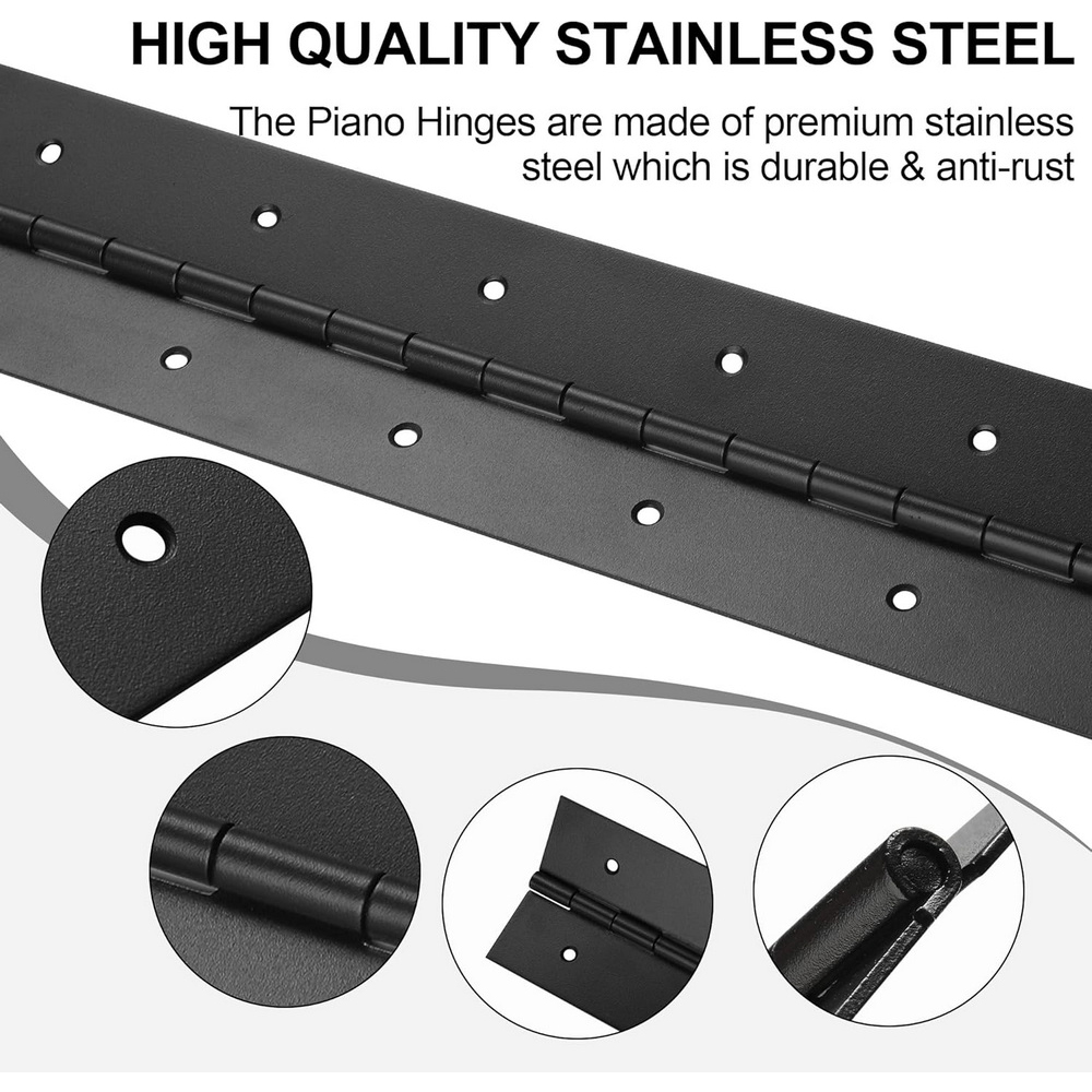 6in-20in Black Piano Hinges He - Piano Hinge Continuous ulasan dan harga