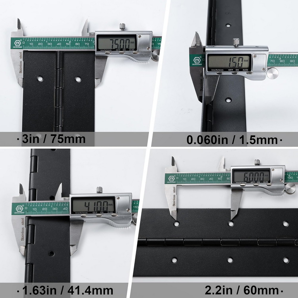 6in-20in Black Piano Hinges He - Piano Hinge Continuous ulasan dan harga