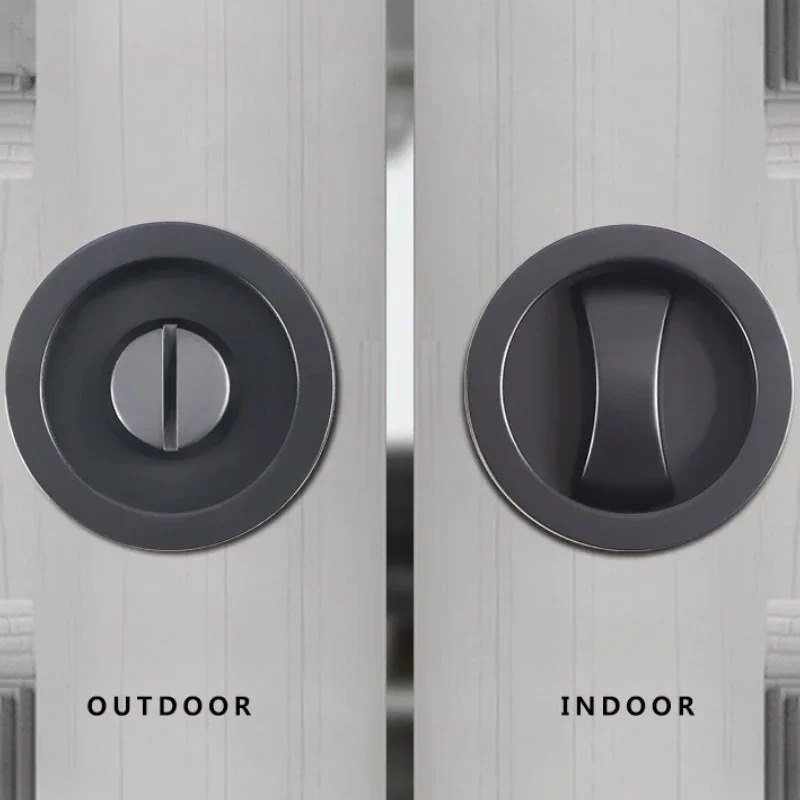 Sliding Door Lock Modern Invis - Zinc Furniture Hardware ulasan dan harga
