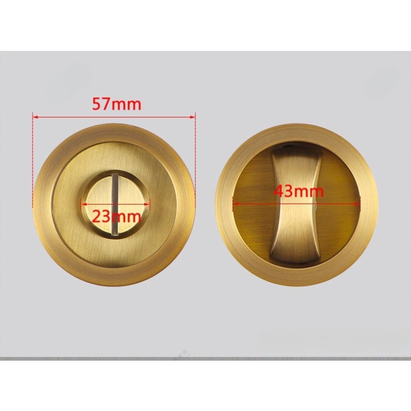 Sliding Door Lock Modern Invis - Zinc Furniture Hardware ulasan dan harga
