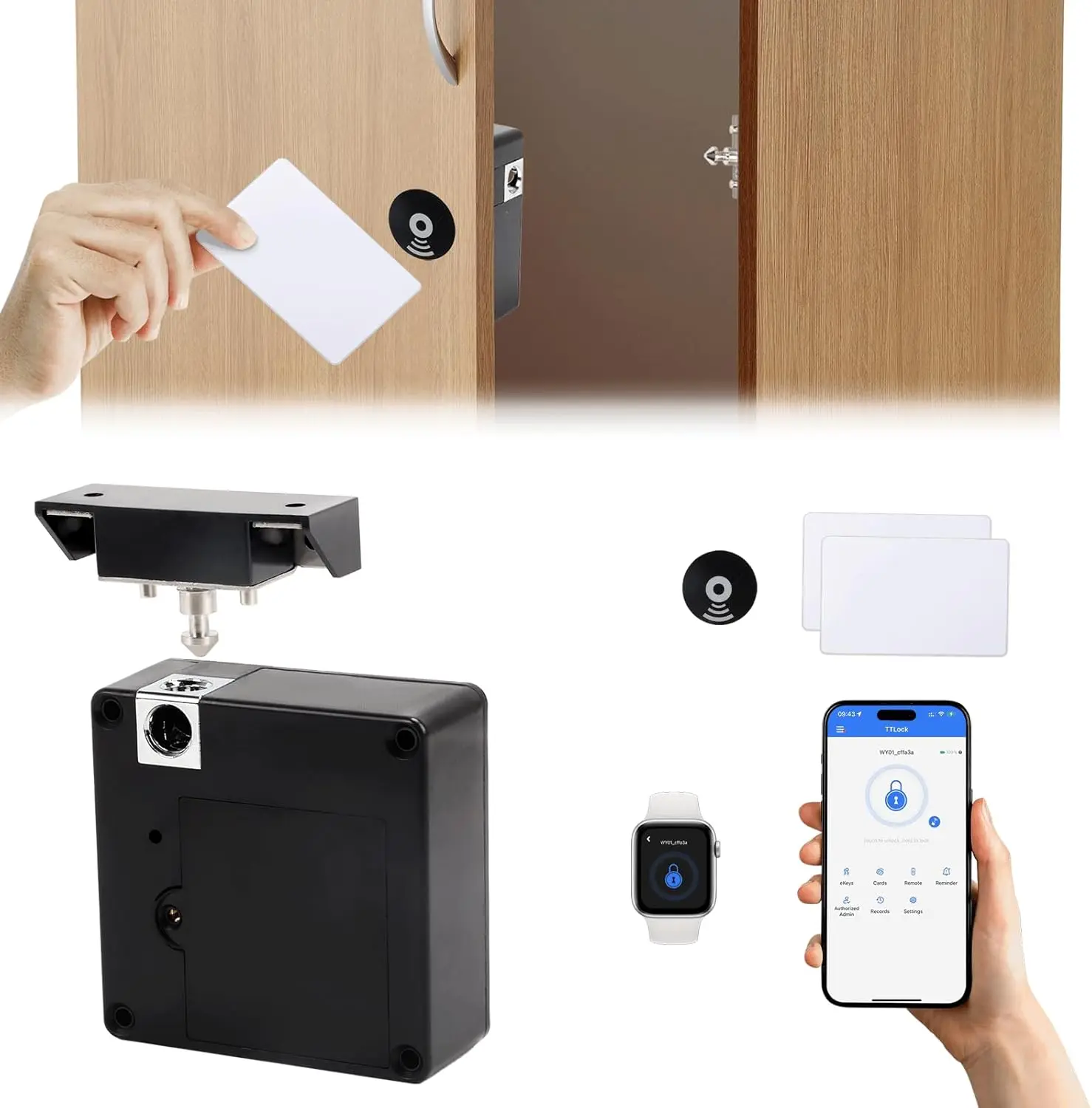 Mobile phone NFC smart locker  - Furniture Hardware Bolts ulasan dan harga