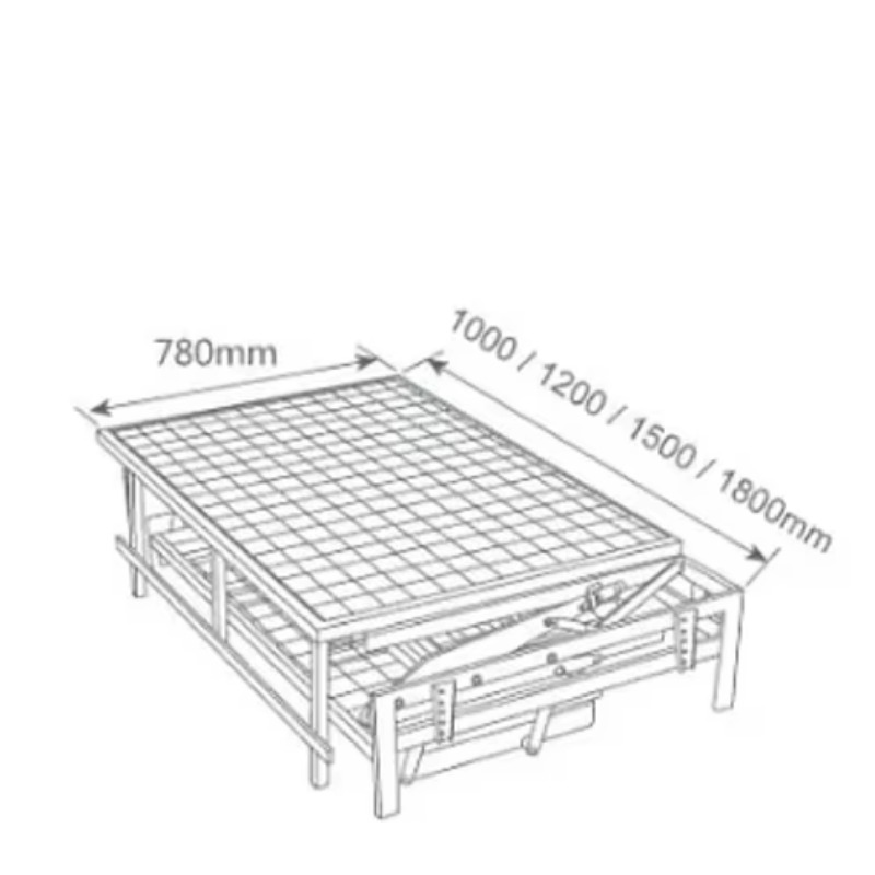 Multifunctional three-fold fli - Furniture Hardware For Bed ulasan dan harga