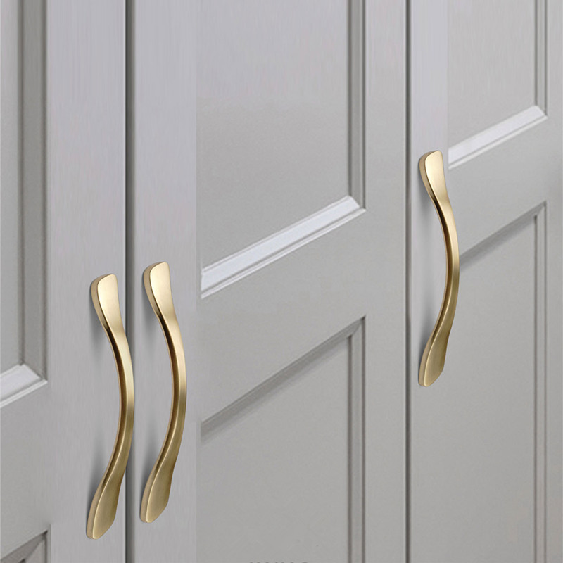 Gold Furniture Handles Aluminu - Drawer Pull Gold ulasan dan harga