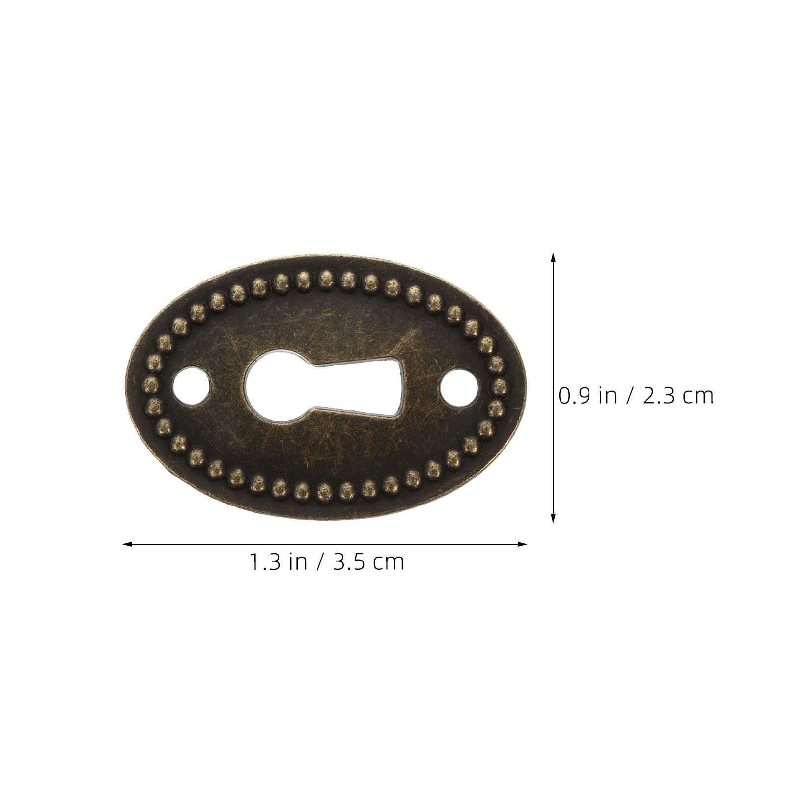16Pcs Zinc Alloy Vintage Oval  - Zinc Furniture Hardware ulasan dan harga