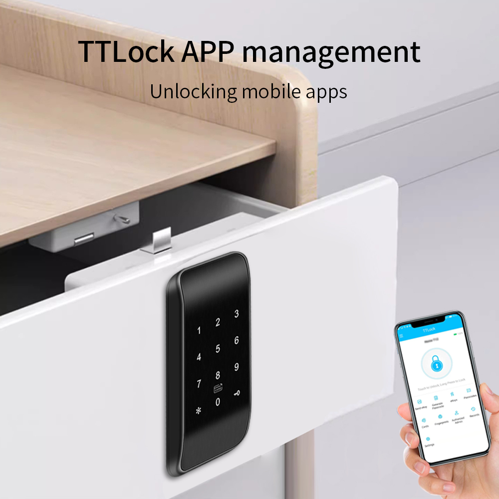 TTLOCK 13.56Mhz Fingerprint Dr - Furniture Hardware Bolts ulasan dan harga