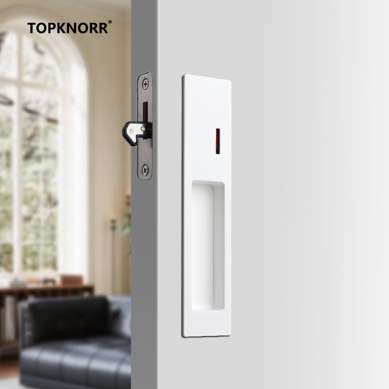 Invisible Sliding Door Lock Pu - Zinc Furniture Hardware ulasan dan harga