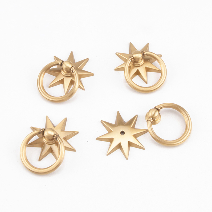 Anise Star Shape Cabinet Antiq - Drawer Pull Gold ulasan dan harga