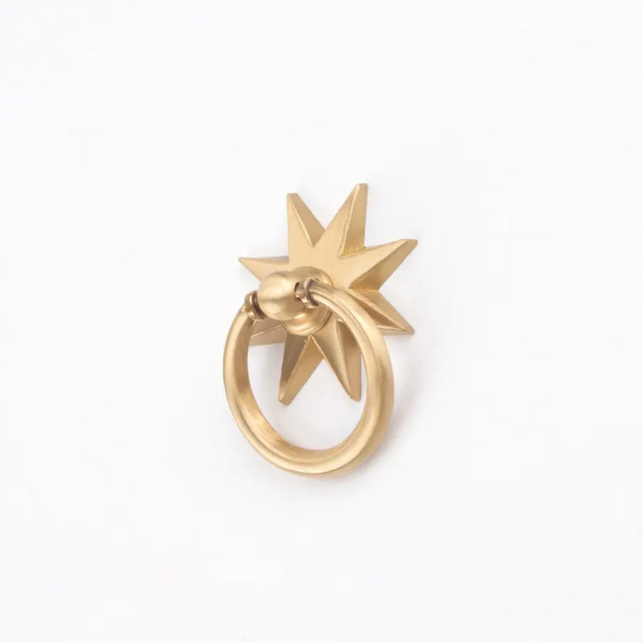Anise Star Shape Cabinet Antiq - Drawer Pull Gold ulasan dan harga