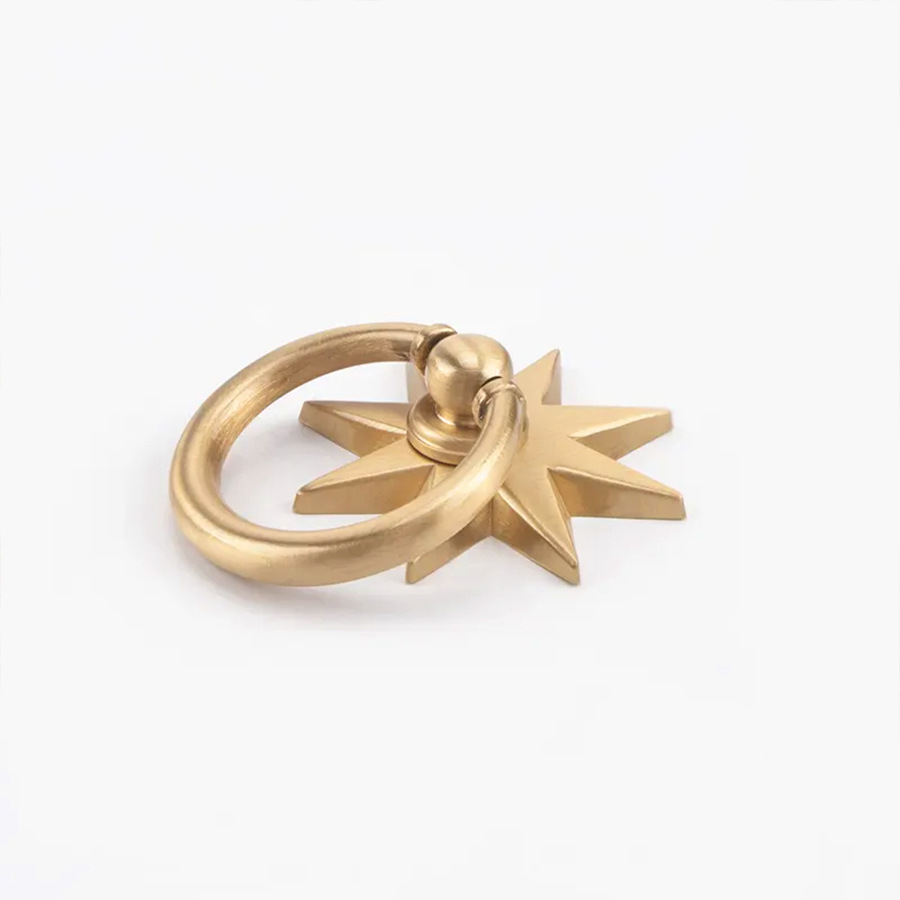 Anise Star Shape Cabinet Antiq - Drawer Pull Gold ulasan dan harga