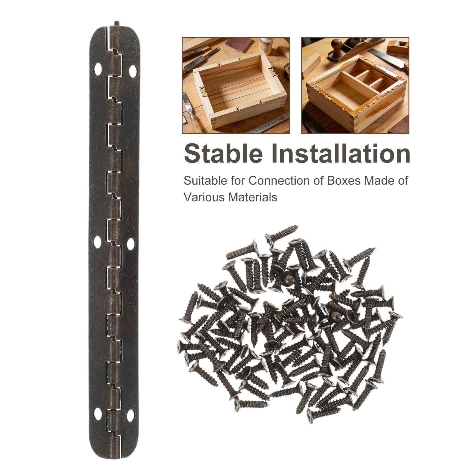 12Pcs Continuous Alloy Piano H - Piano Hinge Continuous ulasan dan harga
