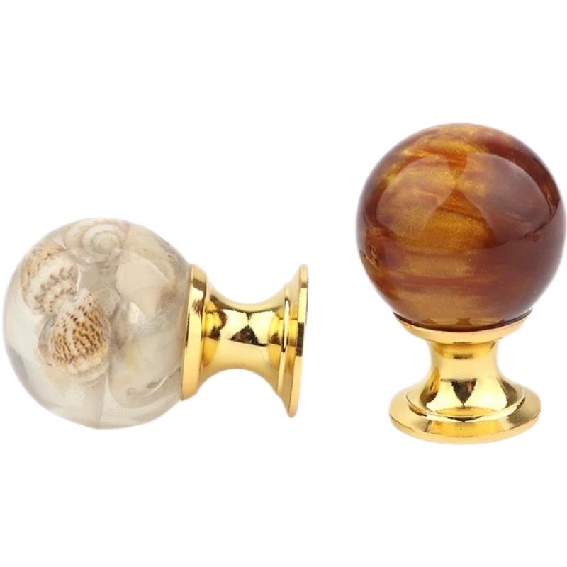 Amber Shell Tiger Eye Gold Cup - Drawer Pull Gold ulasan dan harga