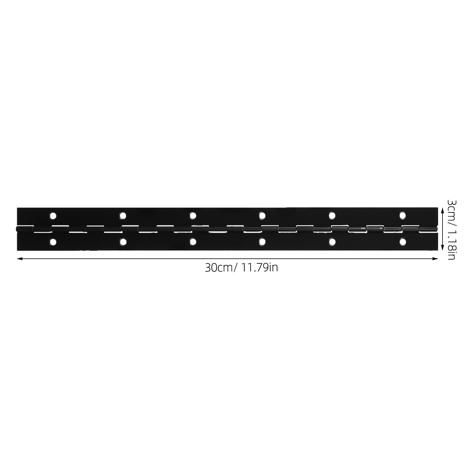 1Set Black Stainless Steel Hea - Piano Hinge Continuous ulasan dan harga