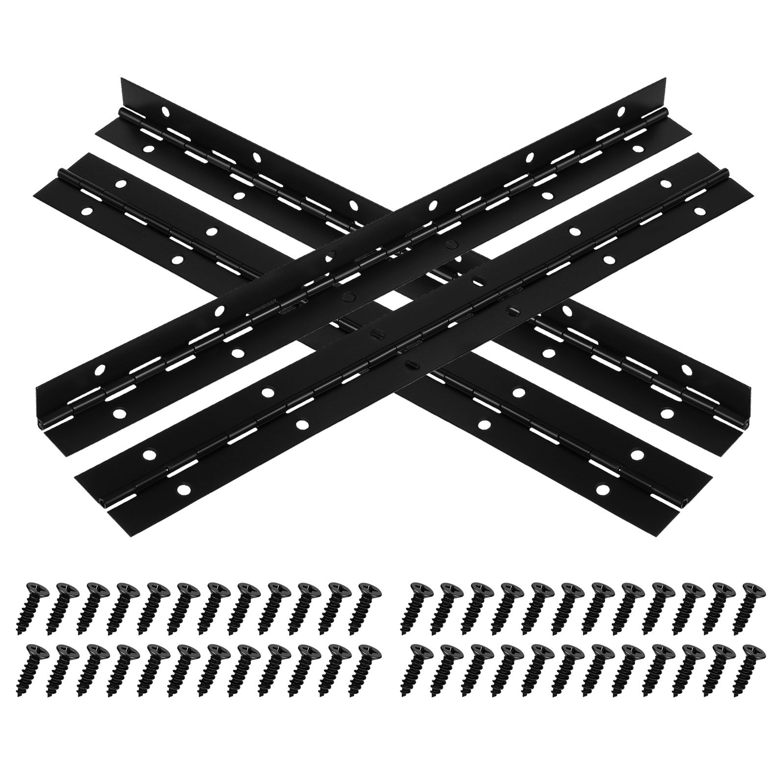 1Set Black Stainless Steel Hea - Piano Hinge Continuous ulasan dan harga
